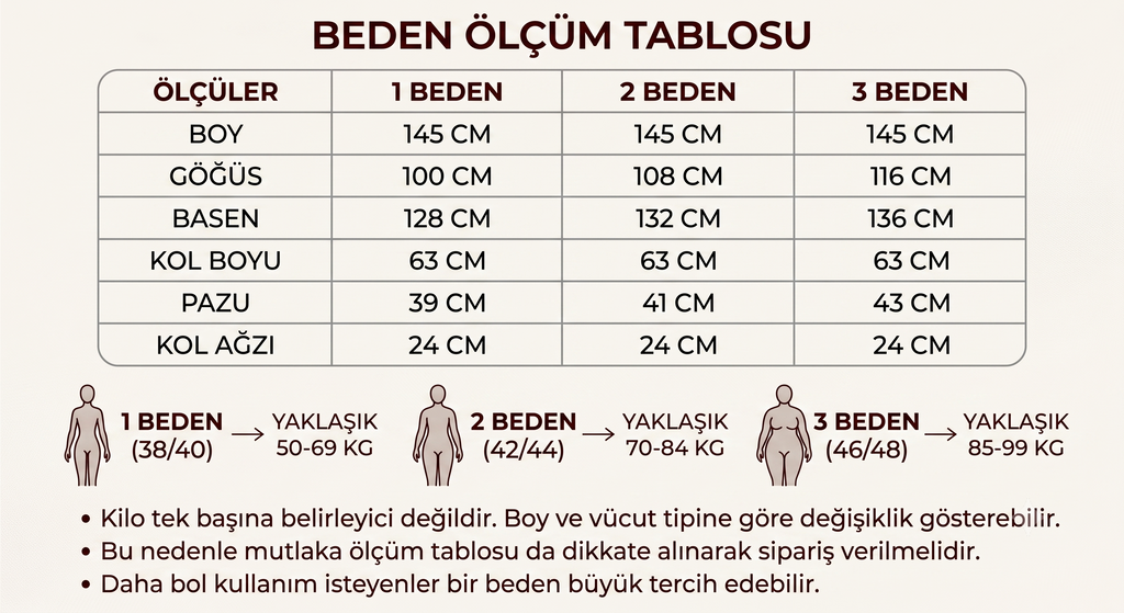 Geniş Manşetli Ferace 5121