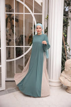 Yandan Garnili Elbise 5061