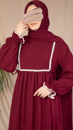 Dantel Detaylı Elbise 5126